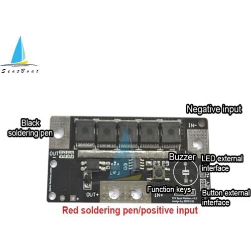 DIY Portable 12V Battery Energy Storage Spot Welding Machine PCB Circuit Board Spot Welder Pen Full Set for 18650/26650