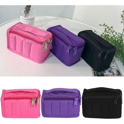 8-Grid Pure Cotton Essential Oil Package Bag Storage Bag For Essential Oil Bottles Travel Nail Polish Organizer Storage Box