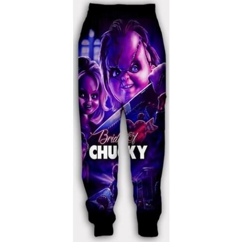 Bride of Chucky 3D Print Causal Clothing New Fashion Men/ Women Trousers Plus Size S-7XL streetwear men