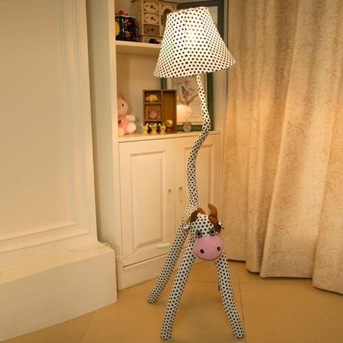 Fujian rural country cloth black and white spotted cow Island landing lighting study bedroom living room childrens room