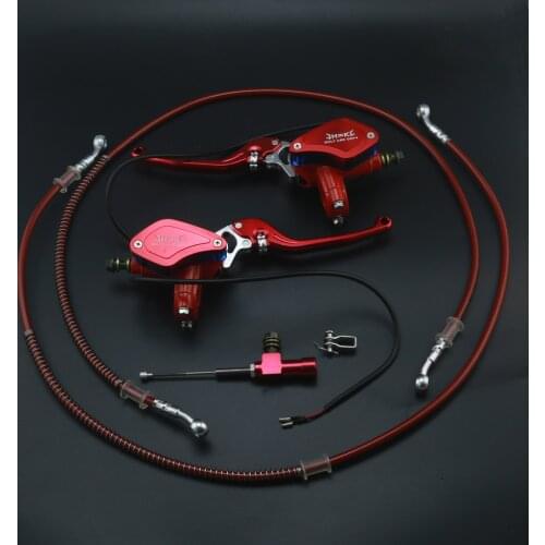 Universal Motorcycle Brake Pump Lever Adjustable Handle Hydraulic clutch Pump Master Cylinder Racing For Yamaha Kawasaki HONDA