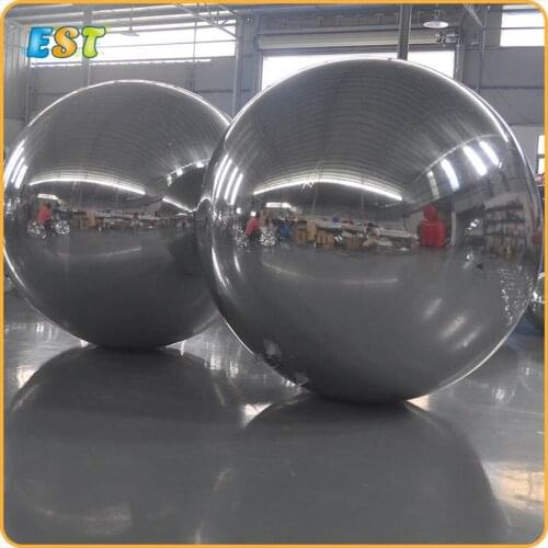 High Brightness Shine Sphere Inflatable Mirror Balls Christmas Mirror Balls Dia 0.6m/0.8/1m Home Garden Ornament Decoration