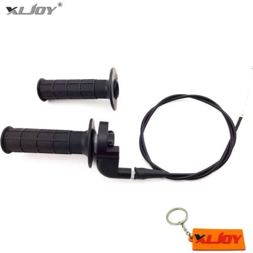 XLJOY Twist Throttle Hand Grips With 1200mm Cable Set For Baja Warrior MB165 MB2005 505HP 6.5HP 196cc Mini Pit Dirt Bike