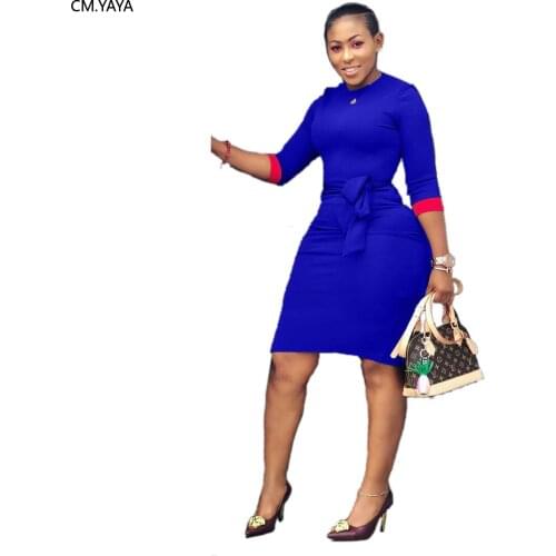 Women Autumn Winter Mini Dress O Neck Bandage Bodycon Above Knee Dress Office Lady Sashes night club Dresses LM9009