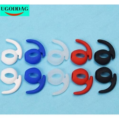 1Pair Bluetooth Wireless Earphone Case Cover Silicone Antislip Ear Hook Earbuds Tips Caps For iPhone Headphone
