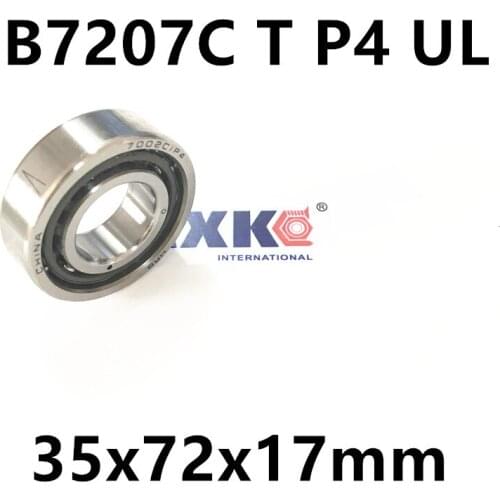 Angular Contact Bearings Speed Spindle KOYO NSK 1pcs AXK Steel Ra 0.05 Inc ABEC-7 Ask 7207 7207C B7207C T P4 UL 35x72x17