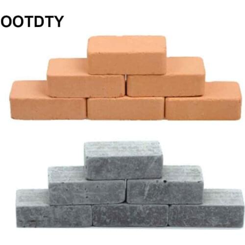 100pcs 1/16 Miniature Simulation Brick Diy Sand Table Diorama Landscape Scenery