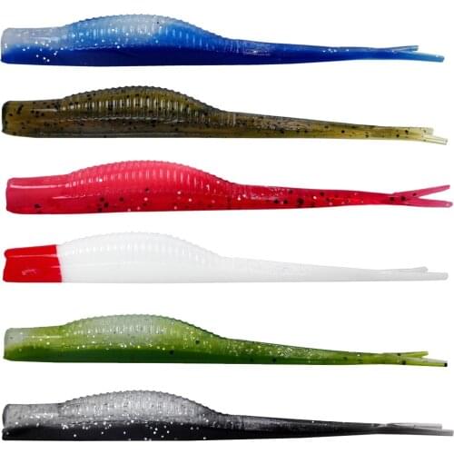13cm 6.8g 5pcs 2021 New PVC soft bait New Fishing Lures Soft Lure Artificial Bait Predator Tackle JERKBAIT for Pike and Bass