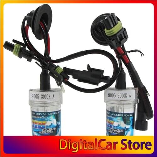 2pcs /Pair 55W 9005/HB3/H10 HID REPLACEMENT BULB Single Bulb For Car Motorcycle 3000K/4300K/5000K/6000K/8000K/10000K/12000K Hot