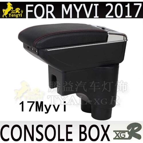 Center console box for fit GK armrest for MYVI 2017 car accessory