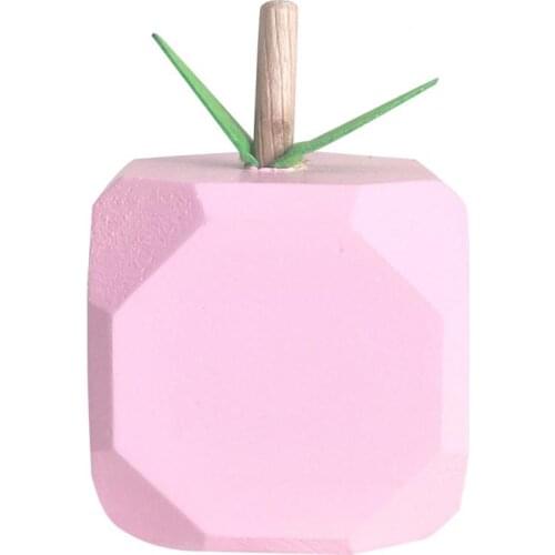 Nordic Children Apples Building Block Wooden Furniture Room Decor Shooting Props
