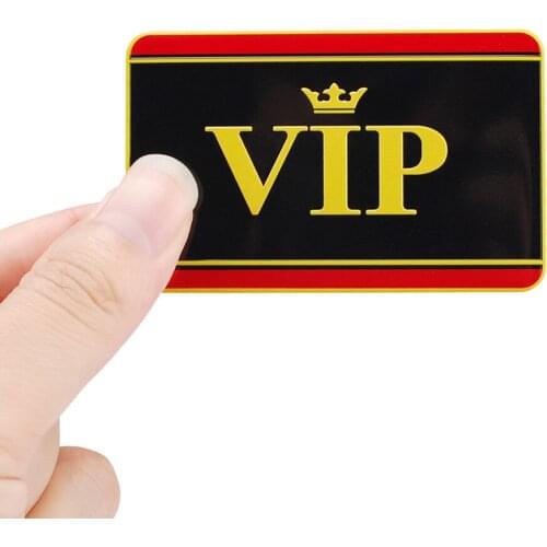 For VIP Emblem For Acura Alfa Romeo Toyota Corolla Volkswagen Nissan KIA Lexus Infiniti Exterior Decoration Sticker Alloy Badge