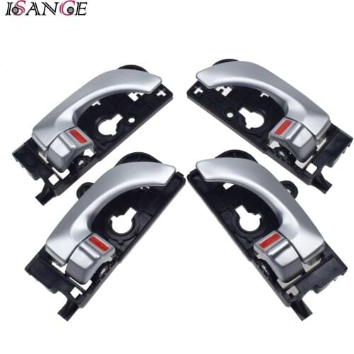 ISANCE Inside Door Handle Front Rear Left Right Set For Hyundai Sonata 2005 2006 2007 2008 # 826103K020 826203K020 826203K020