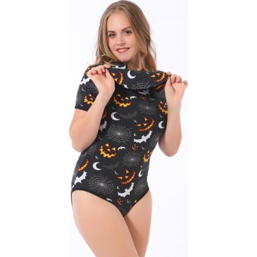 ABDL Adult Baby Romper Cute Halloween Full Picture Printed Large Onesie DDLG Onesie