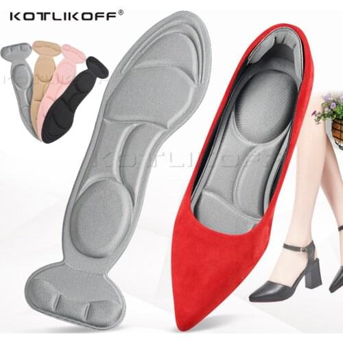 Soft Sponge Insole Pad Inserts Heel Post Back Breathable Anti-slip for High Heel Shoe Thickening Massage Insoles Heel Sticker