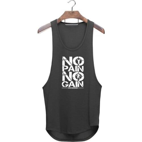 New Brand Summer fitness mens gym stringer tank top bodybuilding clothes workout singlets Weight lifting Muscle Sleeveless shirt