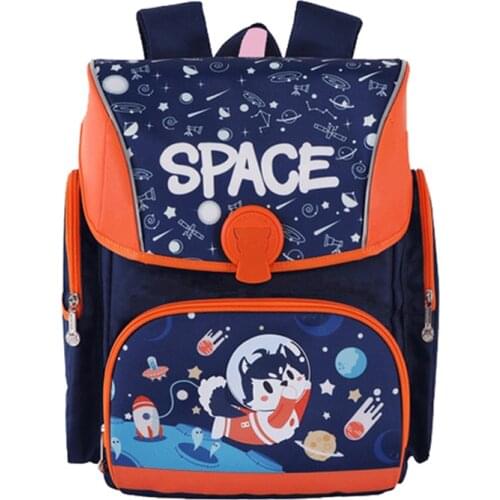 New School Bags for kids backpack Cartoon Printing school bag Boy and Girl waterproof nylon book bag with magnetic buckle 2021
