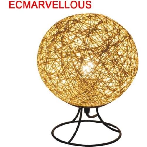 Abajour Bed Noel Nachttischlampe Lampada Comodino Home Noche Art Maison Lampara De Mesa Para El Dormitorio Deco Table Lamp