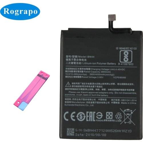 Rograpo Xiaomi Redmi 5 Phone Batteries