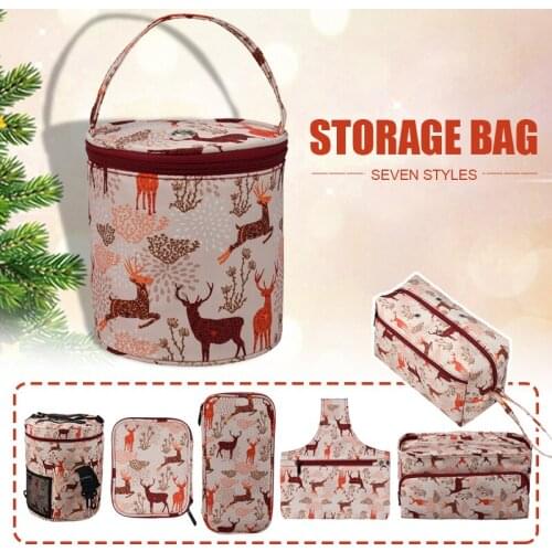 Yarn Wool Knitting Bag Organizer Yarn Storage Case For Crocheting Hook Knitting Needles Wool Storage Tote Bag