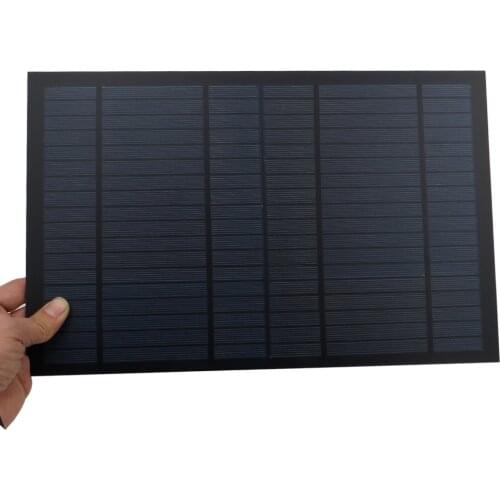 18V 556mA 10Watt 10W Solar Panel Standard PET polycrystalline Silicon charge for 12V Battery Charge Module Mini Solar Cell