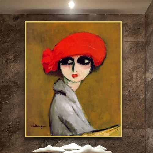 Modern Art The Corn Poppy Print Canvas Painting Kees Van Dongen Fauvism Art Wall Art Home Decoration