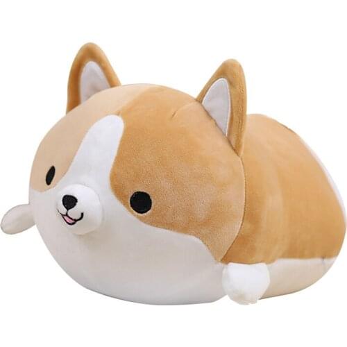 Fat Cute Shiba Inu Dog Plush Toy Stuffed Soft Animal Kawaii Corgi Chai Cartoon Pillow Christmas Gifts for Kids Valentine Present