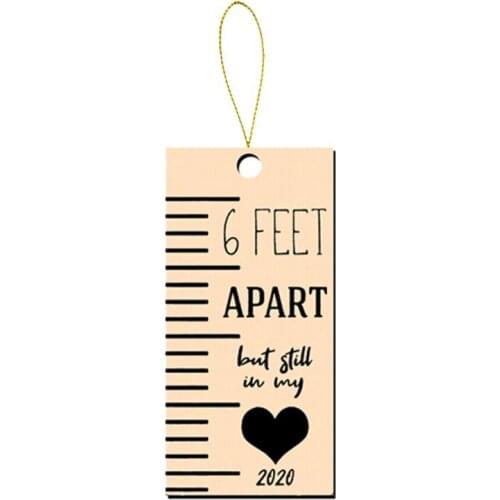 Creative Valentines Day Ruler Pendant Set Love Clip Decoration Cute Envelope Clip 10PCS Wooden PendantNewest