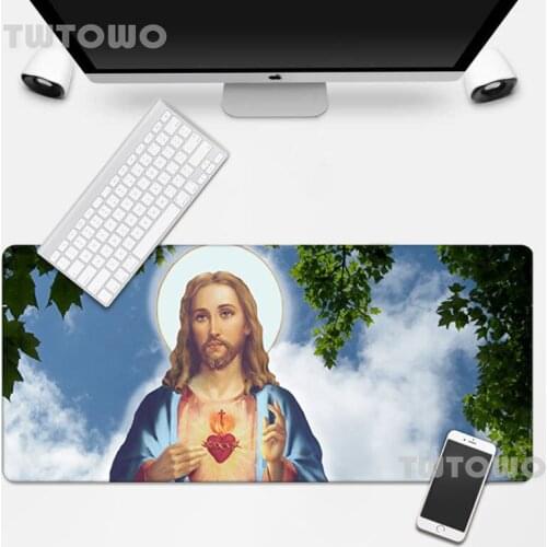 Angel Church Jesus Vintage Cool Mouse Pad New HD Mouse Mat Mouse Mat MousePad MousePads Table Mat Natural Rubber Gamer Laptop