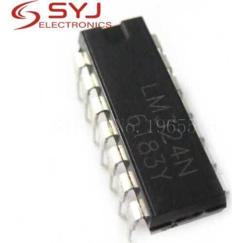 10pcs/lot LM324N LM324 DIP-14 ICaliexpressIC LOW QUAD OPERATIONAL AMPLIFIERS In Stock