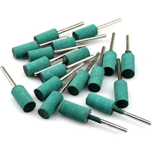 10 pcs Rubber Mounted Point Grinding Head for Mould Polishing Dremel Rotary Tools