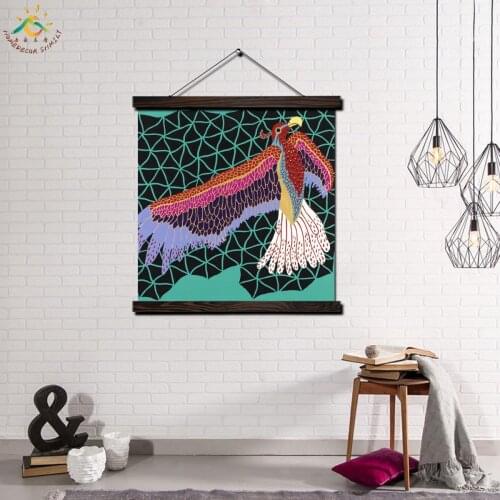 Abstract Animal Bird Wall Art Canvas Prints Painting Scroll Painting Poster Decorative Picture Art Print Wall Vintage Poster