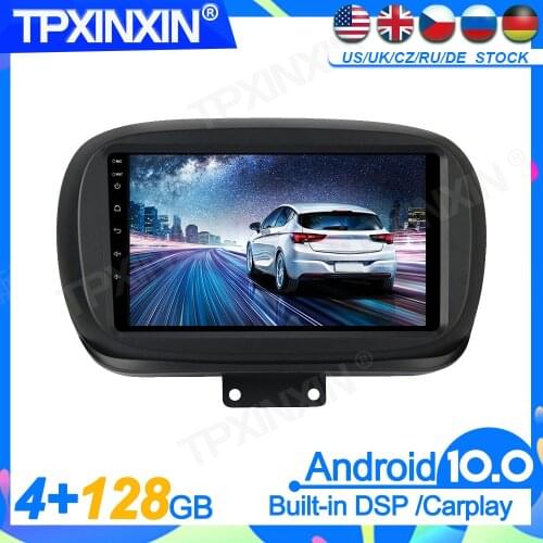 Android 9.0 Car Multimedia Player For Fiat 500X 2014 -2019 GPS Navigation Auto Stereo Radio Tape Recorder Head Unit Radio Tape