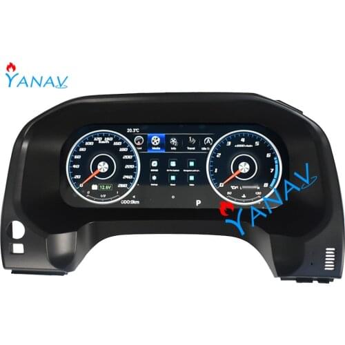 Android Car LCD Meter screen GPS Navigator For-Toyota Land Cruiser Prado 2010-2020 instrument screen Multimedia dashboard player