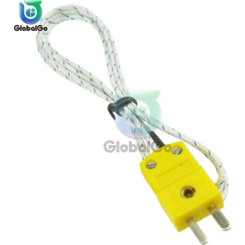 K-Type Thermocouple Probe Sensor 1M Temperature Controller with Cable -50~ ~300℃ For Digital Thermomete