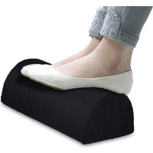 Slowly Resilient Elastic Cotton Footrest Pillow Home Office Footstool Cushion Medical Foam Non-Slip Pedal For Under Desk #WO