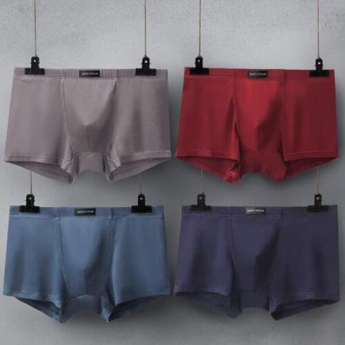 Men Cotton Underwear Male Boxers Sweat Absorption Breathable Youth Boxers Box Men Underwear