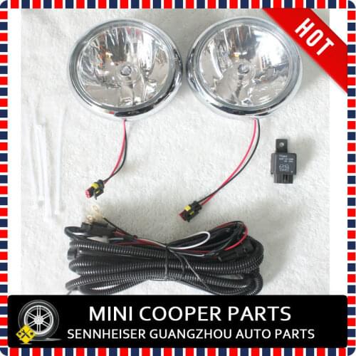 Brand New Silver Chrome Spot Light Kit with additional bracket for Mini Cooper R55/R56/R57 Only