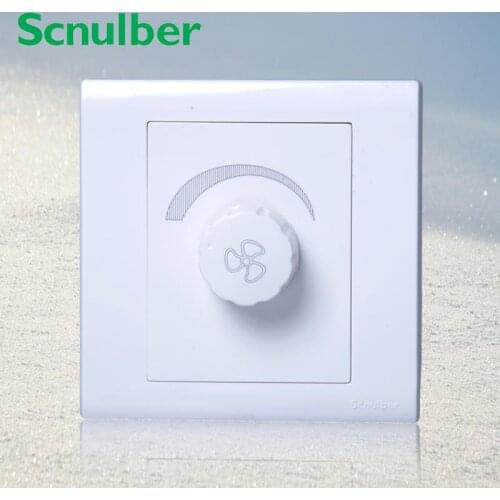 220v single air conditioner fan dimmer rotary wall switch