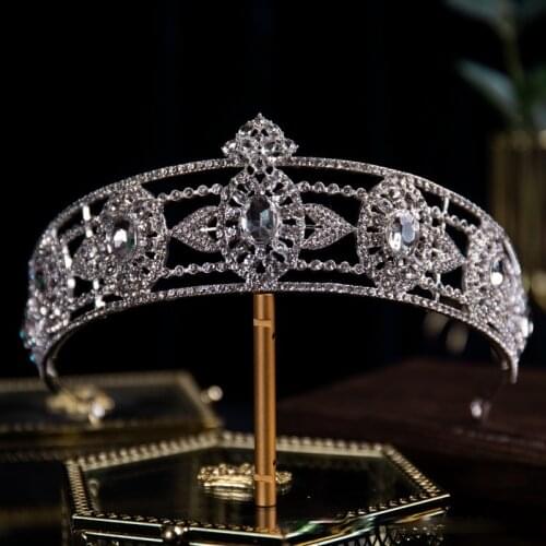 Luxury Retro Bridal Crown Micro-Inlaid Elegant Wedding Accessories Birthday Princess Crown