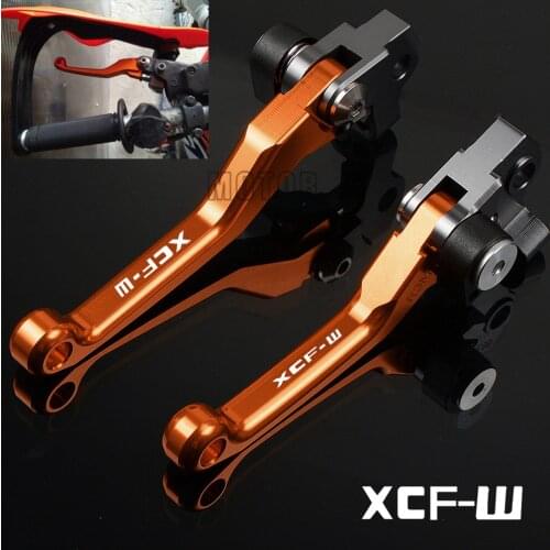 For 250XCF-W 07-18 350XCF-W 11-18 250/350 XCF-W XCFW XCF W CNC Motorcycle Dirt Pit Bike Motocross Pivot Brake Clutch Levers