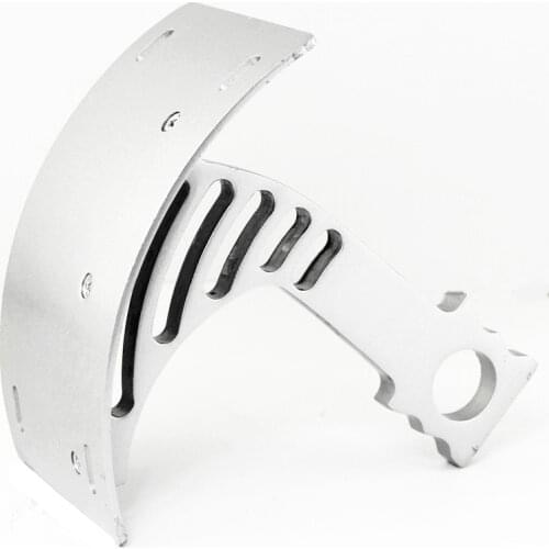 Silver Curved Side Mount License Plate Bracket Tag For Honda CBR600RR CBR1000RR