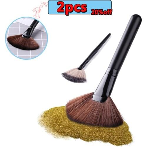 Soft Synthetic Brush for Cleaning up Glitters Powders Dust Remover Useful Hand Tools for Card Making Surface Sweep Brushes Hot