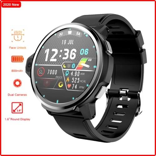 Smart Watch Men 4G GPS WIFI 1.6 Inch Face ID Recognition 800mah Battery Google APP Download Dual camera Phone Smartwatch PK X361