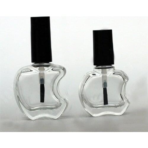 10ml 15ml Glass Nail Polish Bottle Empty With A Lid Brush Empty Cosmetic Containers Nail Glass Bottles with Brush F167