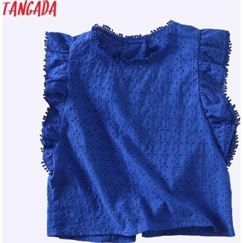 Tangada Women's Blue Shirts