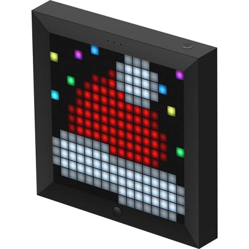Point tone divoom PIXOO pixel bluetooth photo frame colorful LED light pollution lamp screen clock display wall