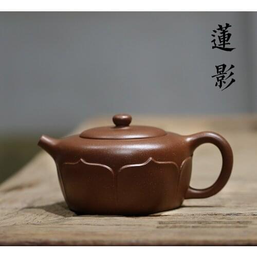 Han ceramics yixing recommended pure manual famous old purple mud trough the qing literati pot teapot kung fu tea set