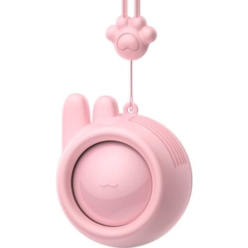 M7DF Hanging Neck Fan Personal Necklace Air Cooler Rechargeable Mini USB Fan With Lanyard for Home Office Sports Travel