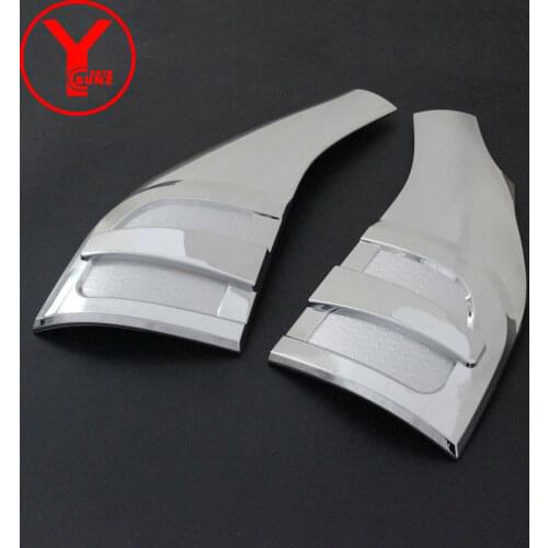 YCSUNZ abs chrome side hood guard bonnet parts accessories for Toyota Hiace Commuter 2005-2018 2008 2009 2010 2012 2014 2018